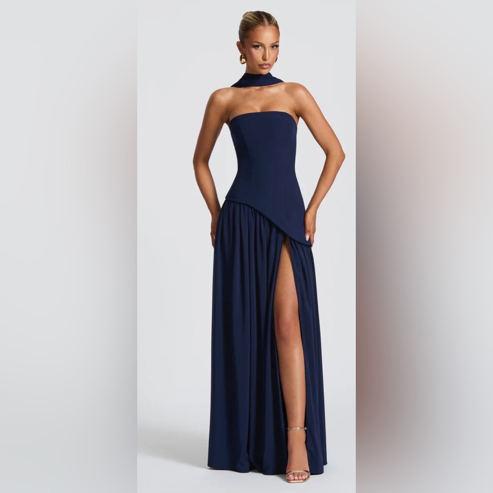 Babyboo Maliyah Maxi Dress Navy